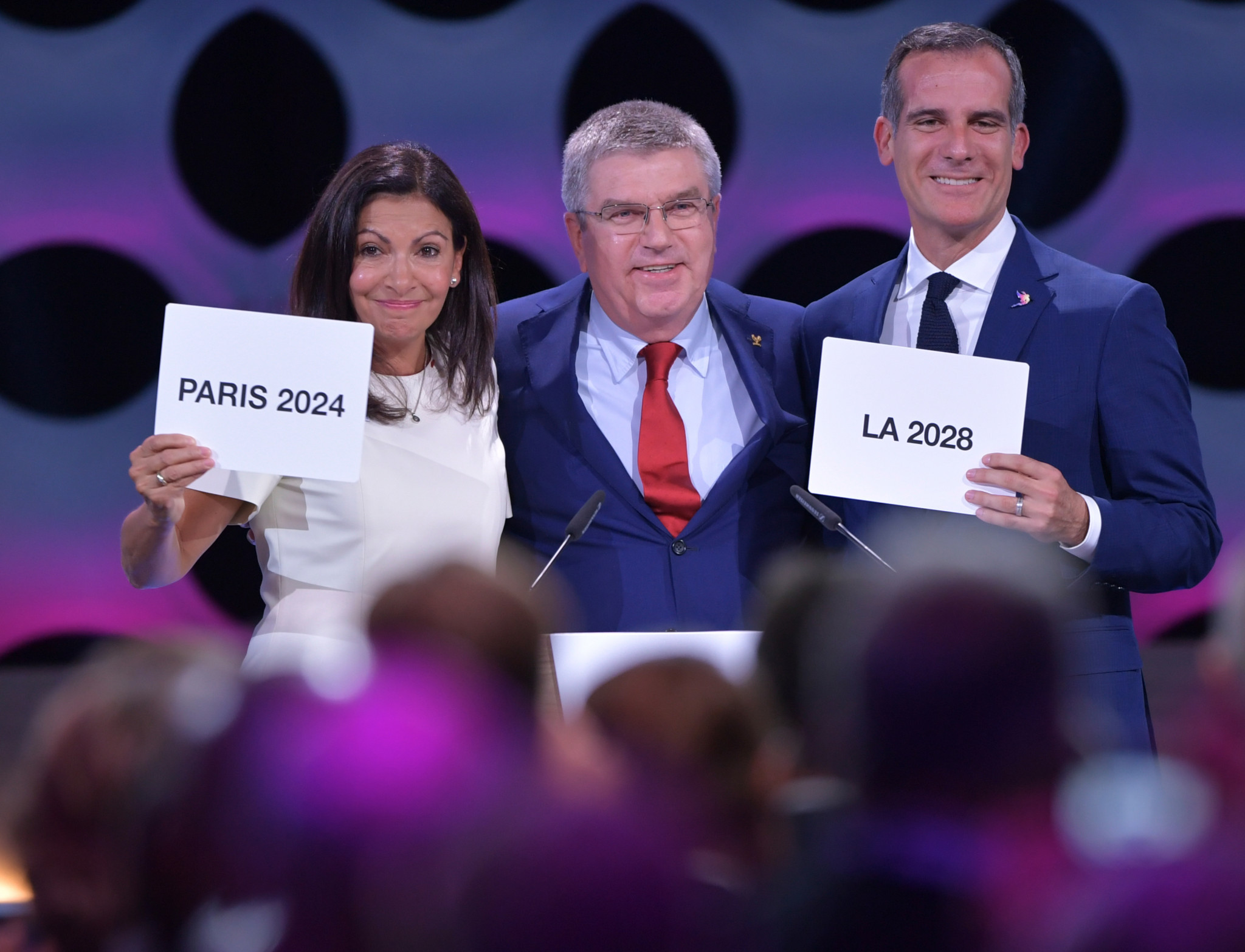 The double award of the Summer Olympics to Paris and Los Angeles concluded another accident-prone bidding process ©Getty Images