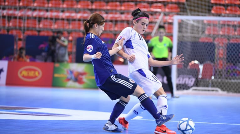Japan thrashed Uzbekistan 5-1 to reach the semi-finals ©AFC