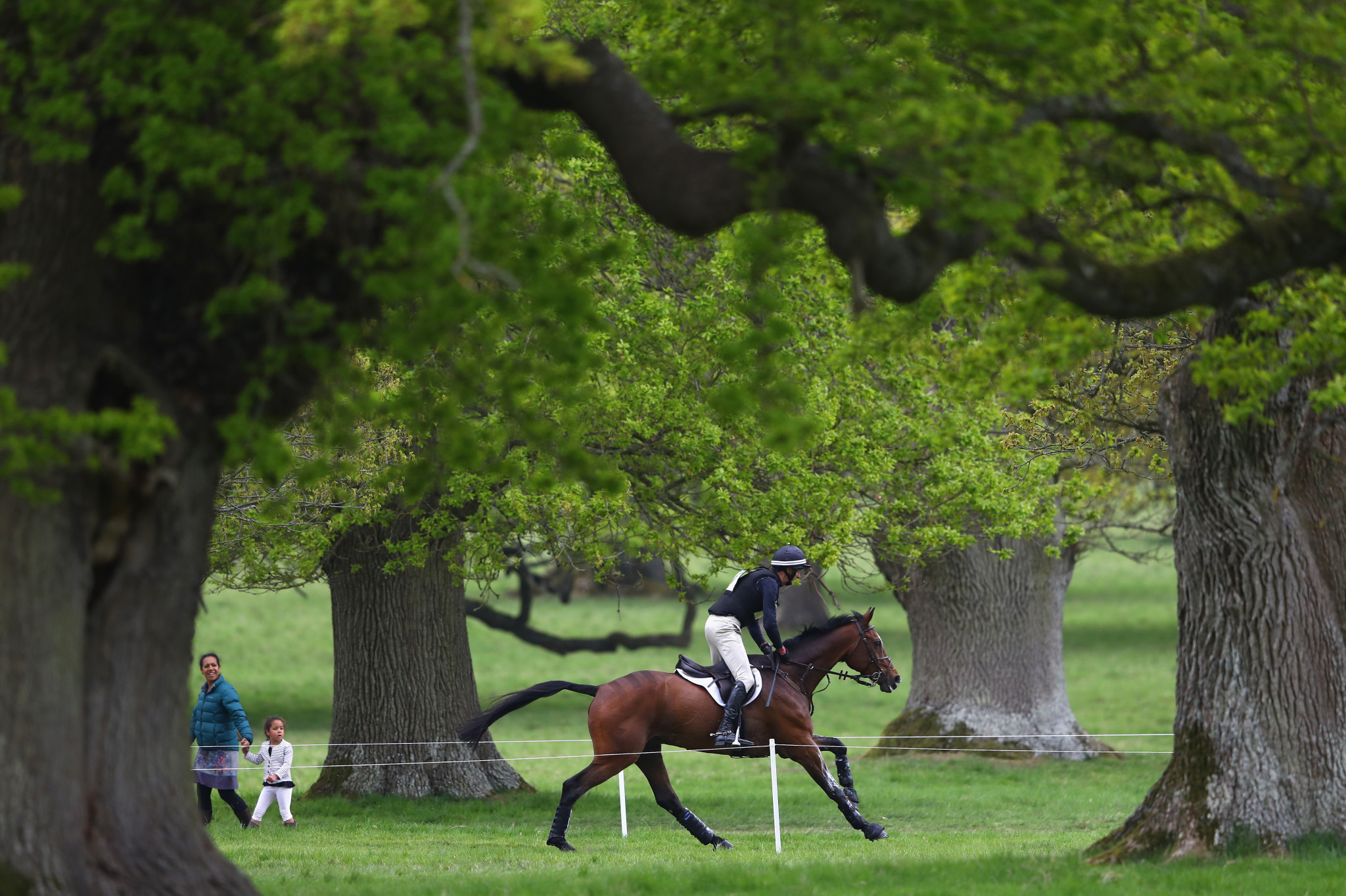The incident occurred at the Badminton Horse Trials ©Getty Images
