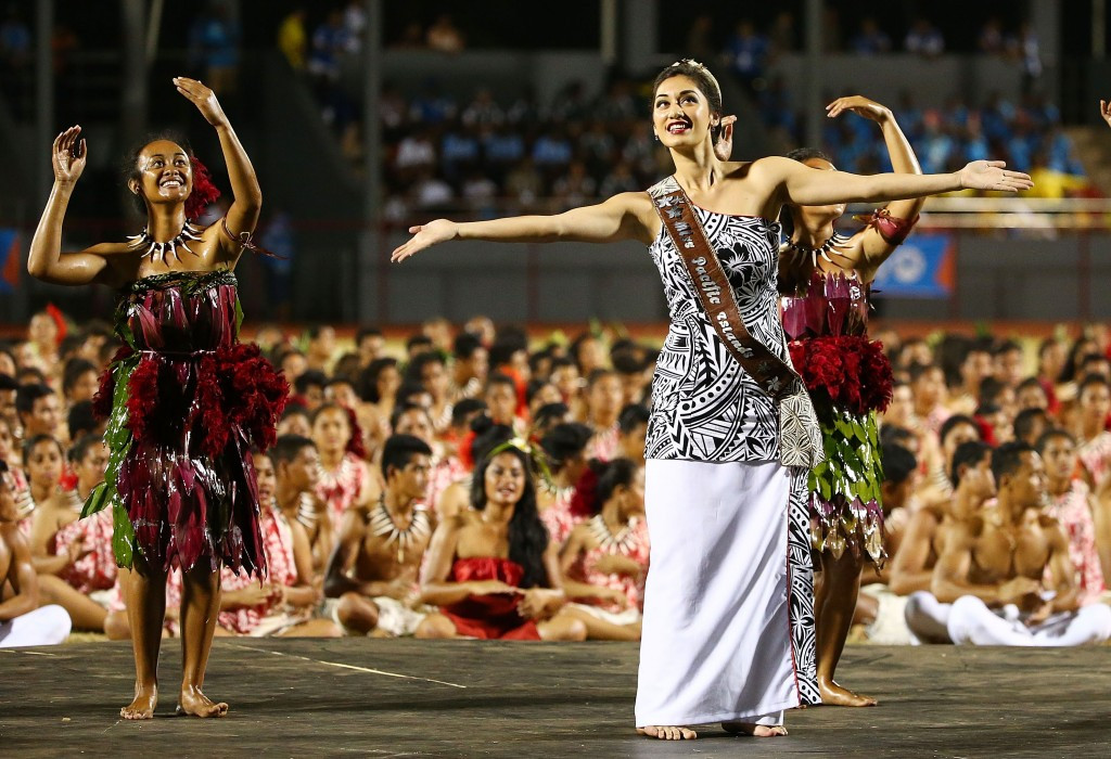 Miss Samoa was one of the performers to delight the packed-out crowd inside the venue ©Getty Images