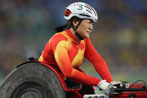 Wheelchair racer Zhou Hongzhuan is among the athletes that will be representing host nation China at the World Para Athletics Grand Prix in Beijing ©Getty Images