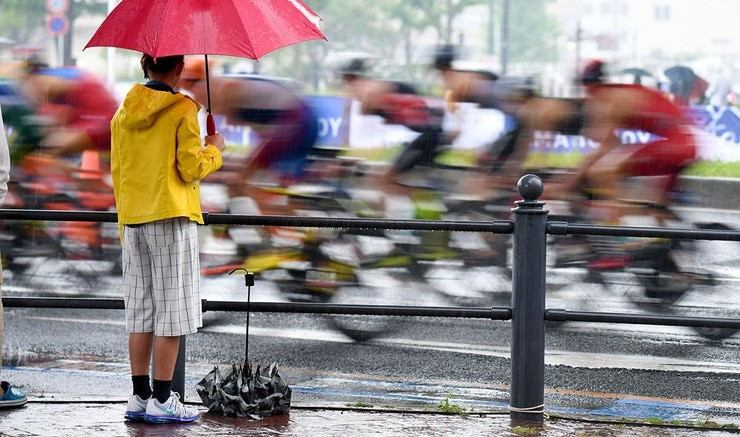 Conditions in Japan could prove far wetter and more slippy than in Bermuda ©Delly Carr/ITU