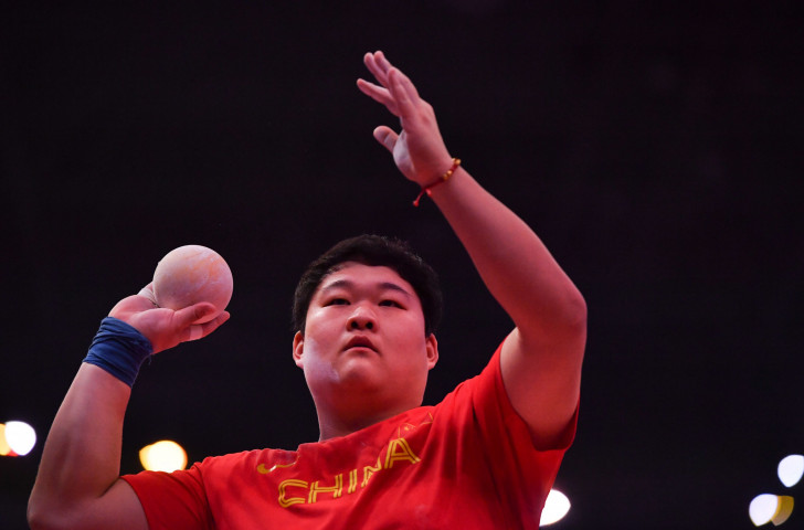 China's world shot put champion Gong Lijiao looks the strongest contender as a home winner in tomorrow's night's meeting in the Shanghai Stadium ©Getty Images  