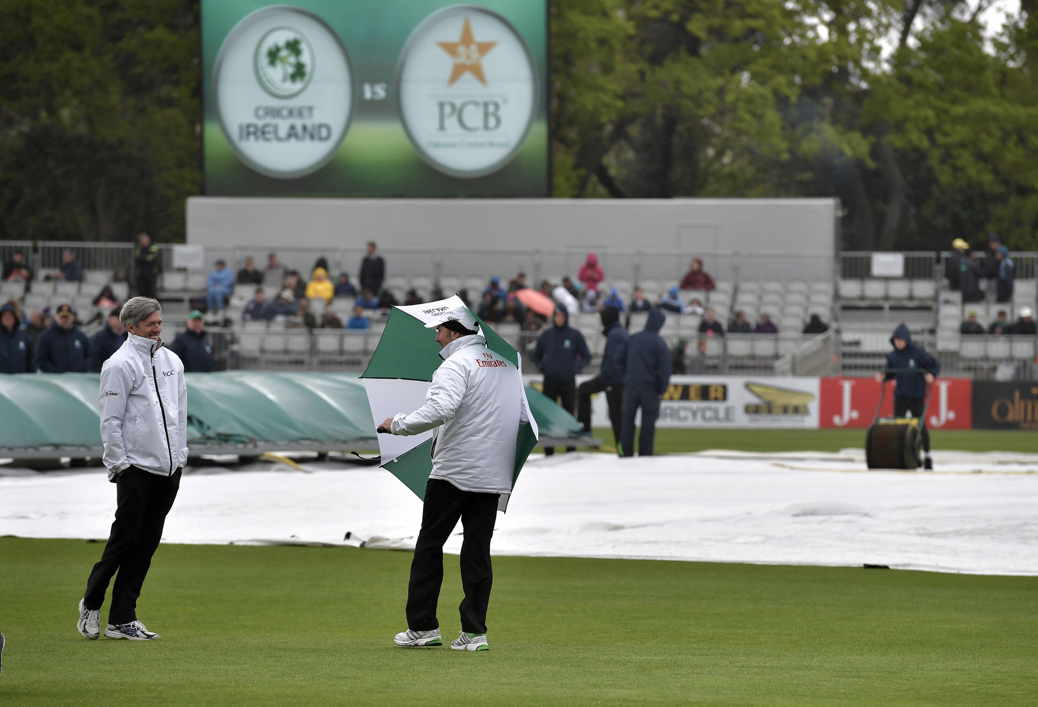Ireland were due to make their Test debut against Pakistan today but the first day was washed out ©Getty Images