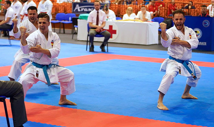Italy and Spain impress in team events at European Karate Championships