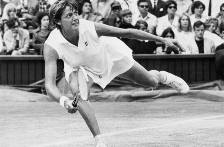 Australia's Margaret Court was the world's top female player in 1973, winning three of the four Grand Slams - but she was outmanoeuvred and outsmarted by Bobby Riggs in their challenge match on May 13 - Mother's Day - in Ramona, California ©Getty Images  