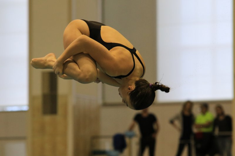 Chinese divers dominated today's women's events in Calgary ©FINA