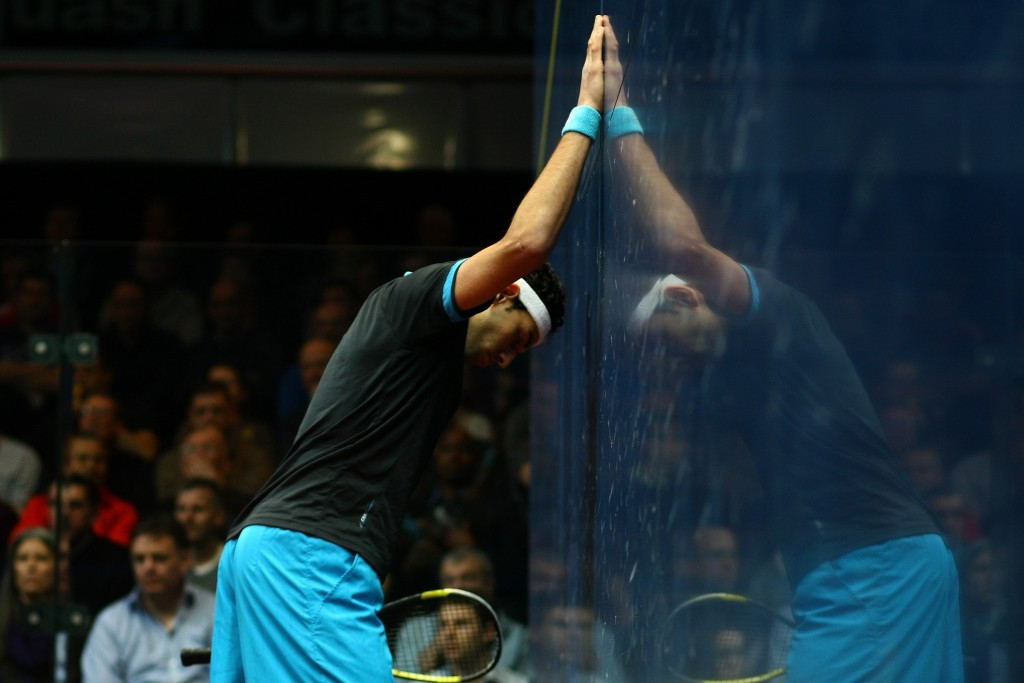 Mohamed Elshorbagy will be bidding to defend his men's title in January
