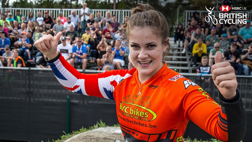 Bethany Shriever earned her first World Cup victory ©British Cycling