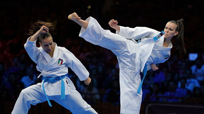 Italy claimed victory in the women's team kata event ©WKF