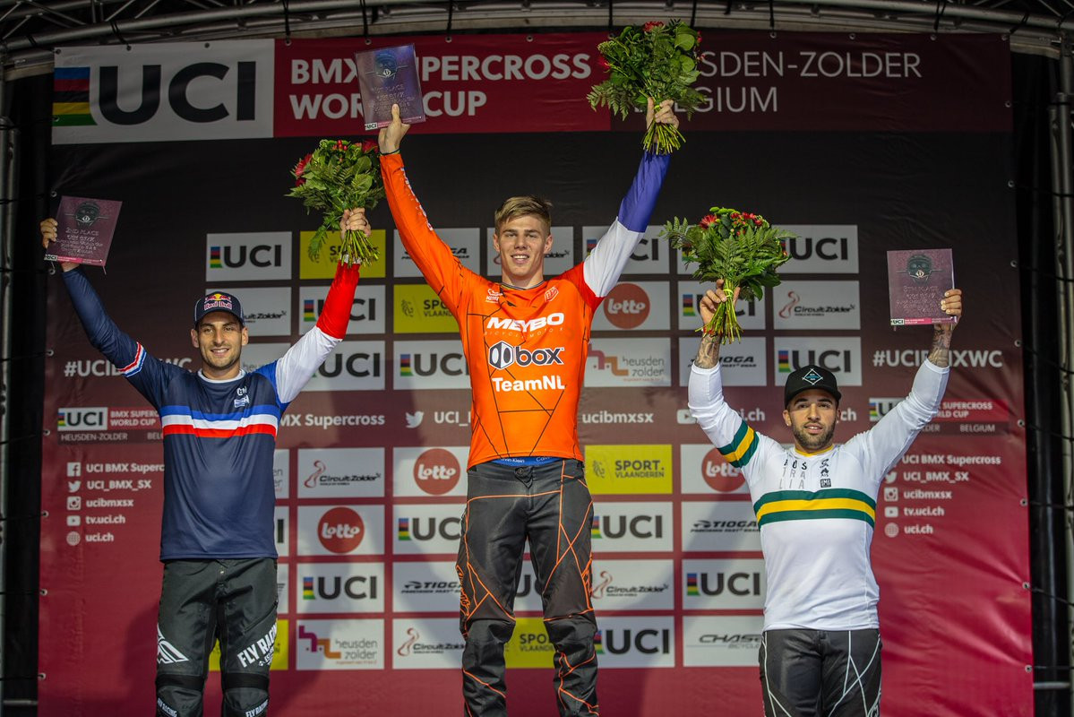 Kimmann and Smulders triumph in second BMX Supercross World Cup race in Heusden-Zolder