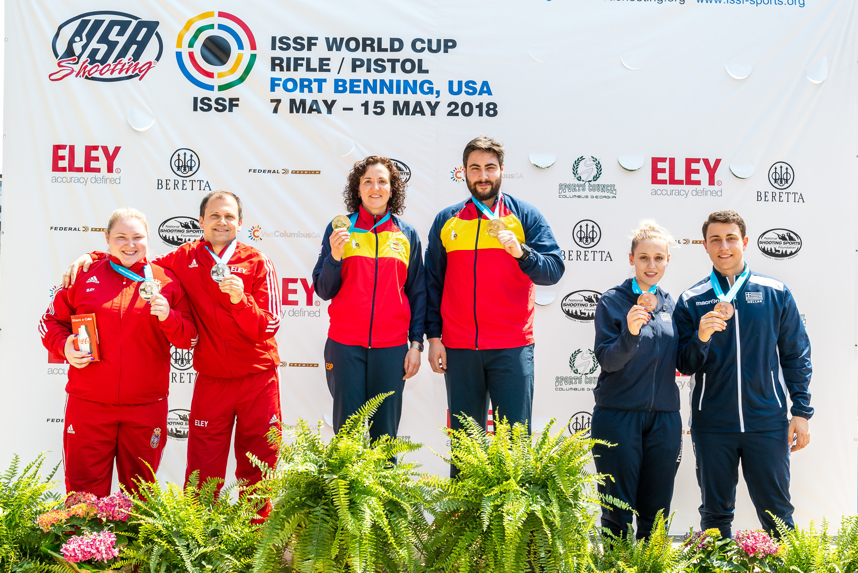 Spain also clinched a final day title in Fort Benning ©ISSF