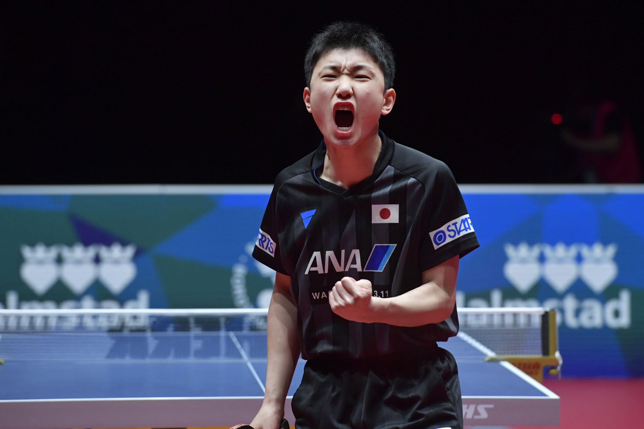 Tomokazu Harimoto has taken the table tennis world by storm in the last year ©Getty Images