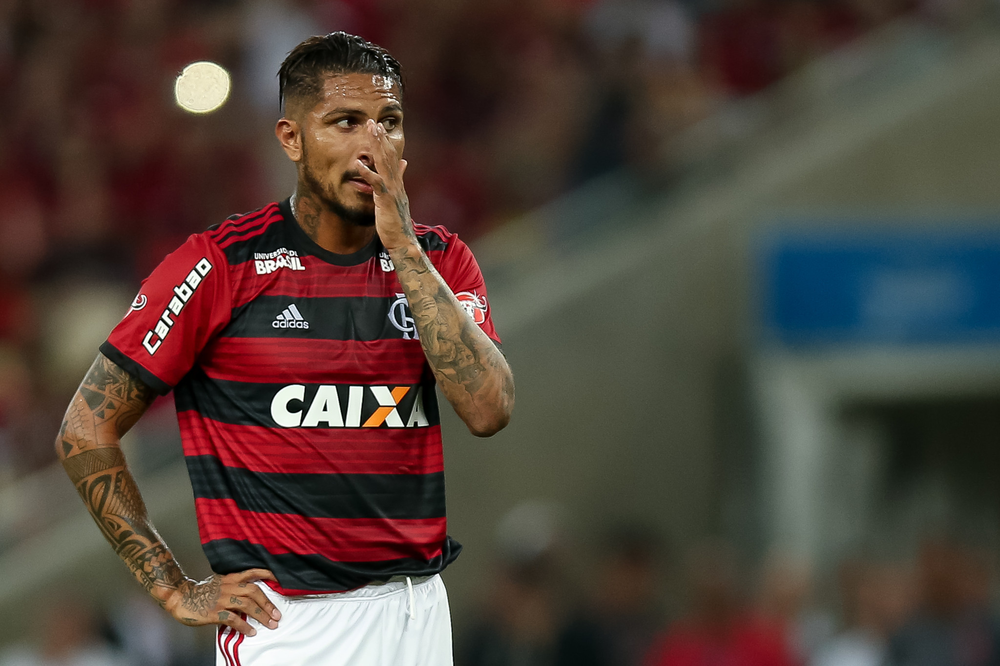 Paolo Guerrero thought he had made his footballing comeback when he played for Brazilian side Flamengo last week ©Getty Images