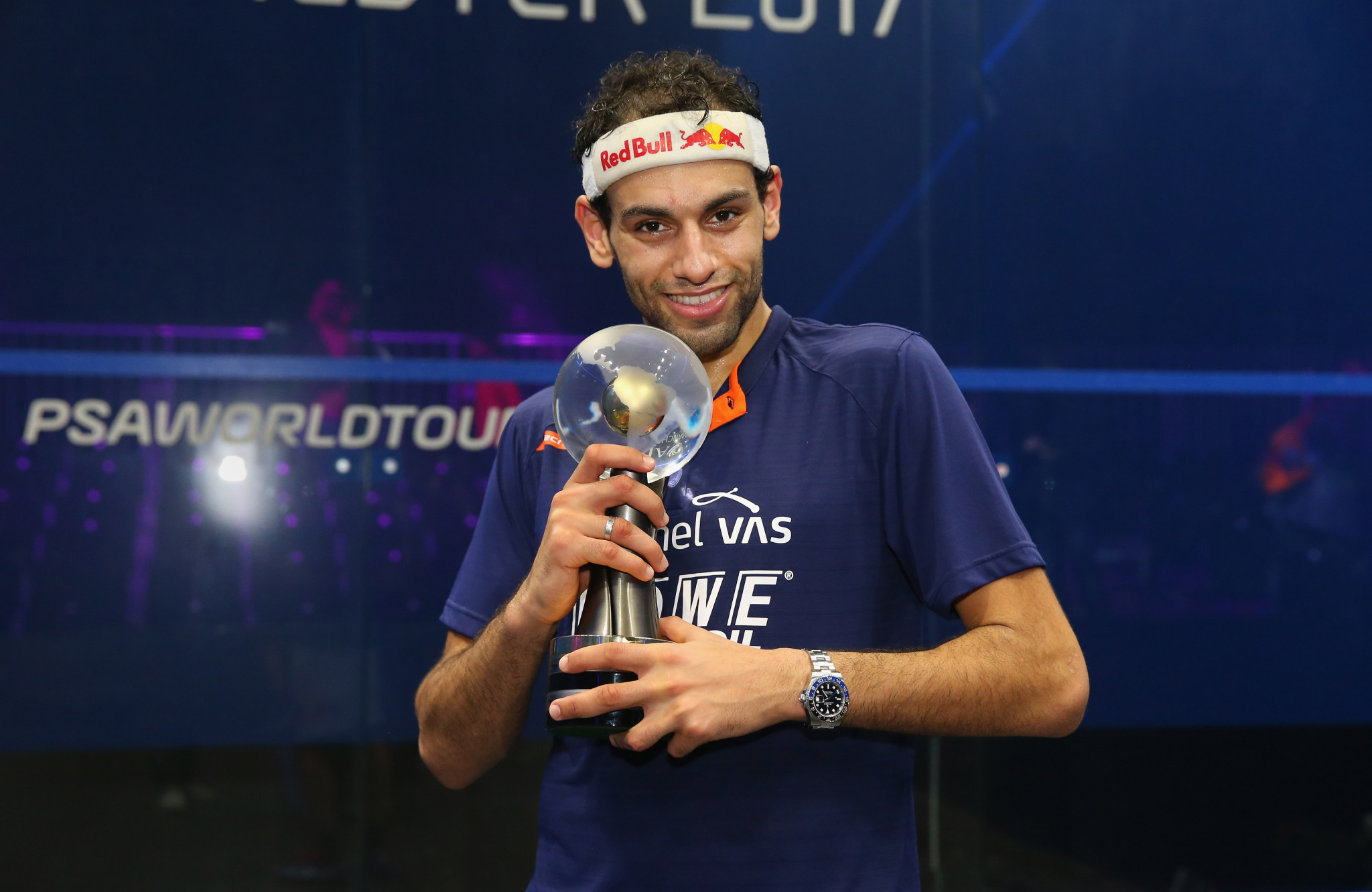 World number one Mohamed Elshorbagy could get his hands on another trophy this week ©Getty Images