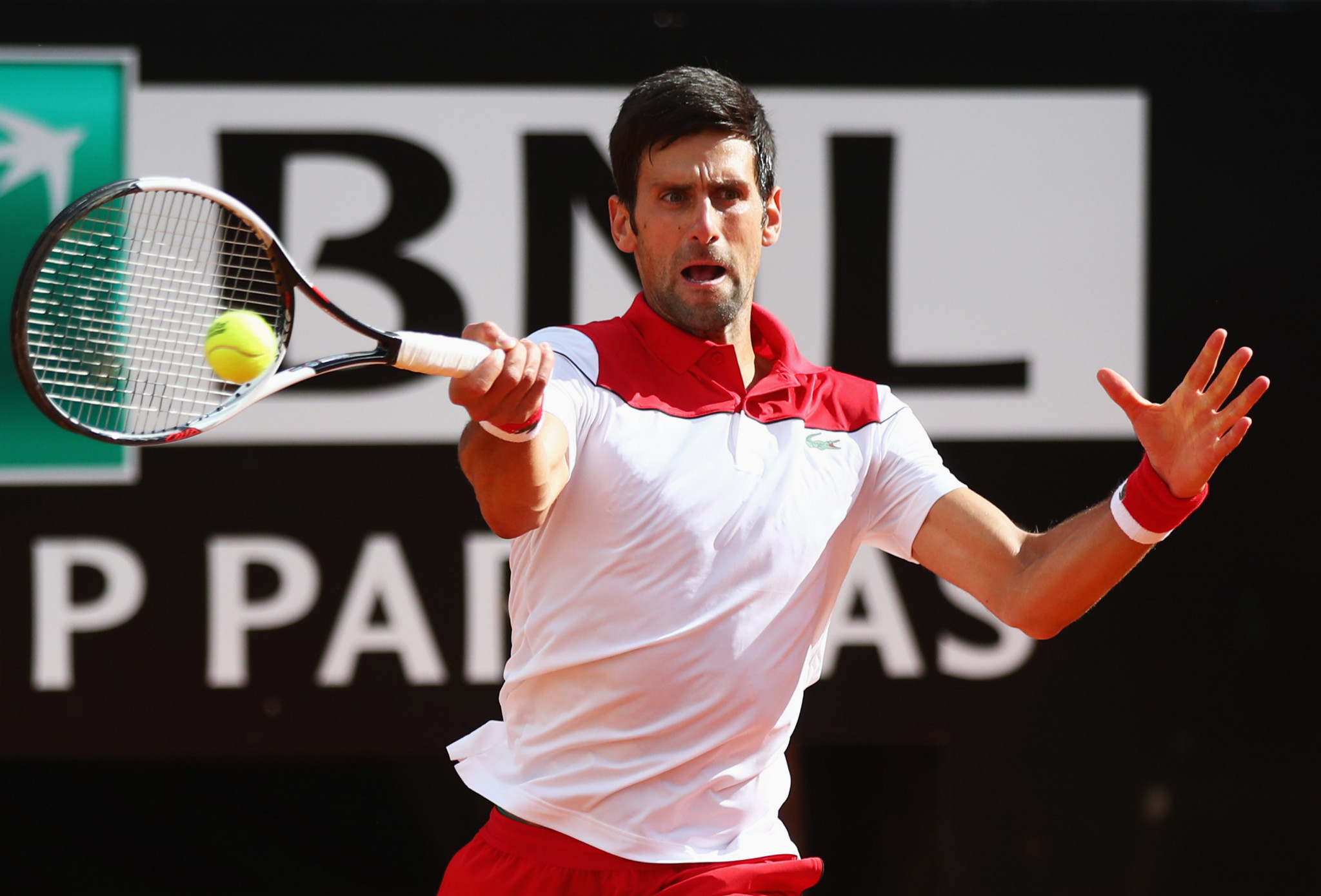 Novak Djokovic recovered from his shock loss in Madrid last week by winning in Rome today ©Getty Images