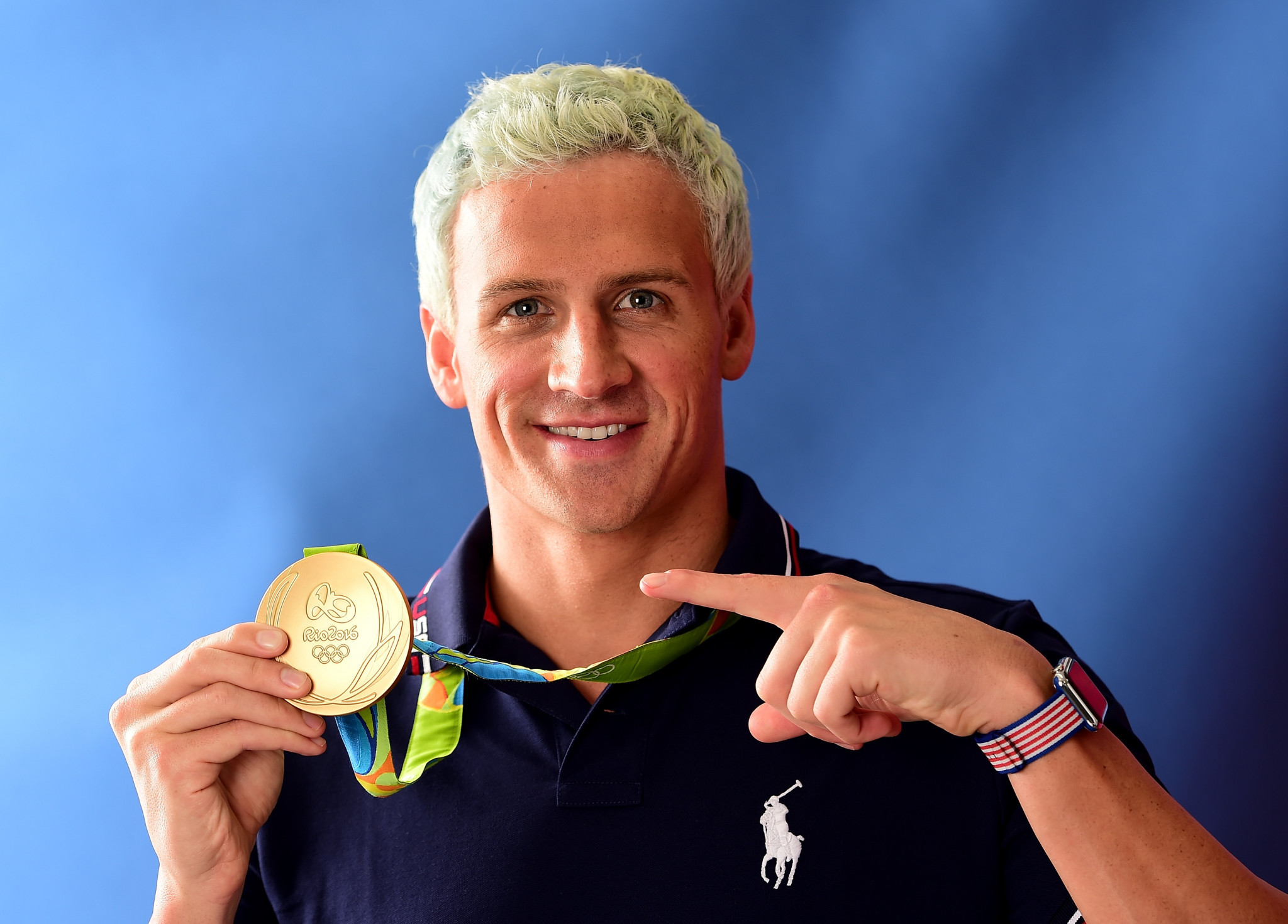 Ryan Lochte fabricated a story about being held at gunpoint in Brazil ©Getty Images