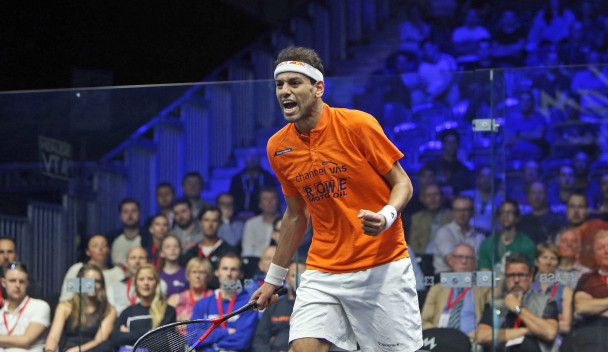 Top seed Elshorbagy survives scare to reach round two of British Open