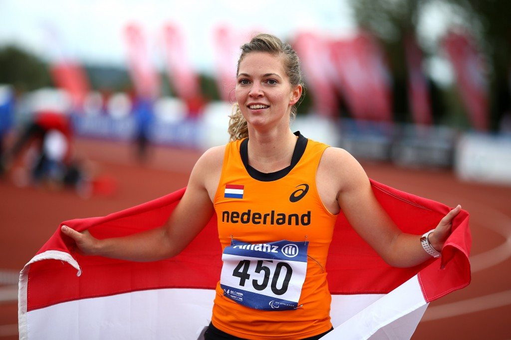 Marlou van Rhijn will hope to defend her T43 100m and 200m titles at the Championships ©Getty Images
