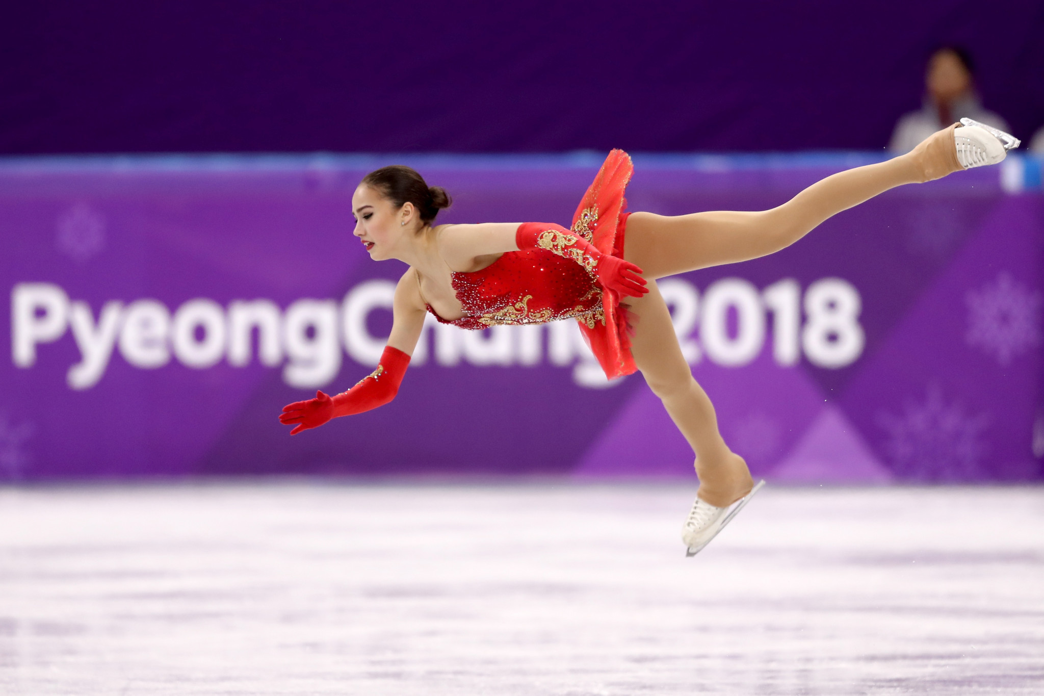 Alina Zagitova claimed the Olympic title in Pyeongchang at the age of 15 ©Getty Images