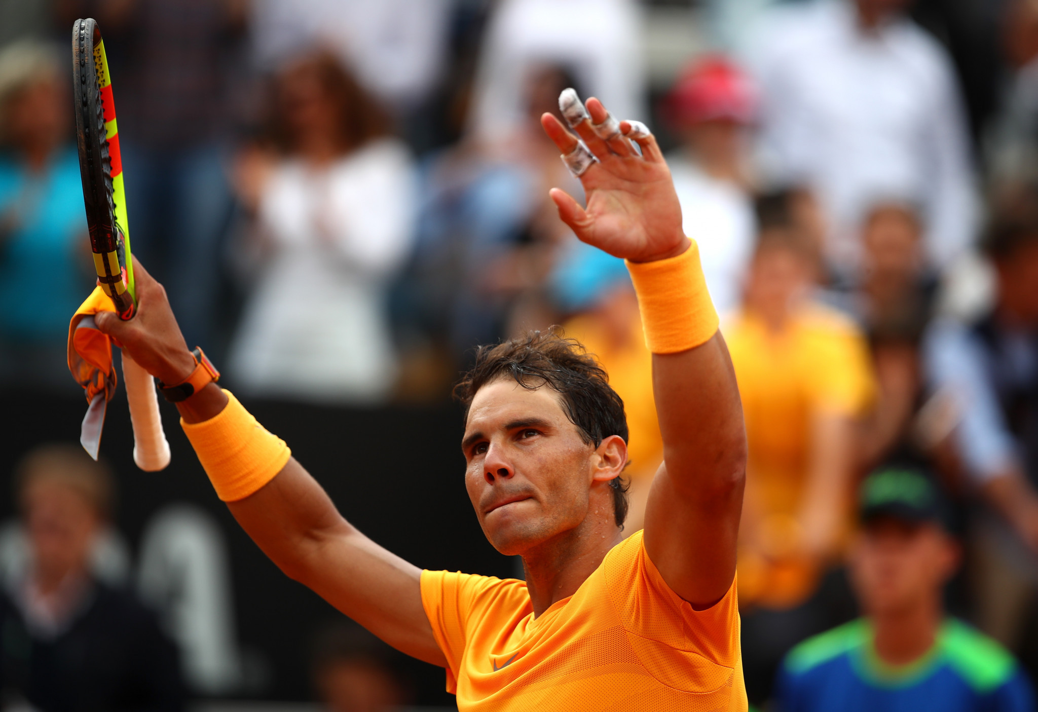 Number one seeds Nadal and Halep secure easy victories at Italian Open