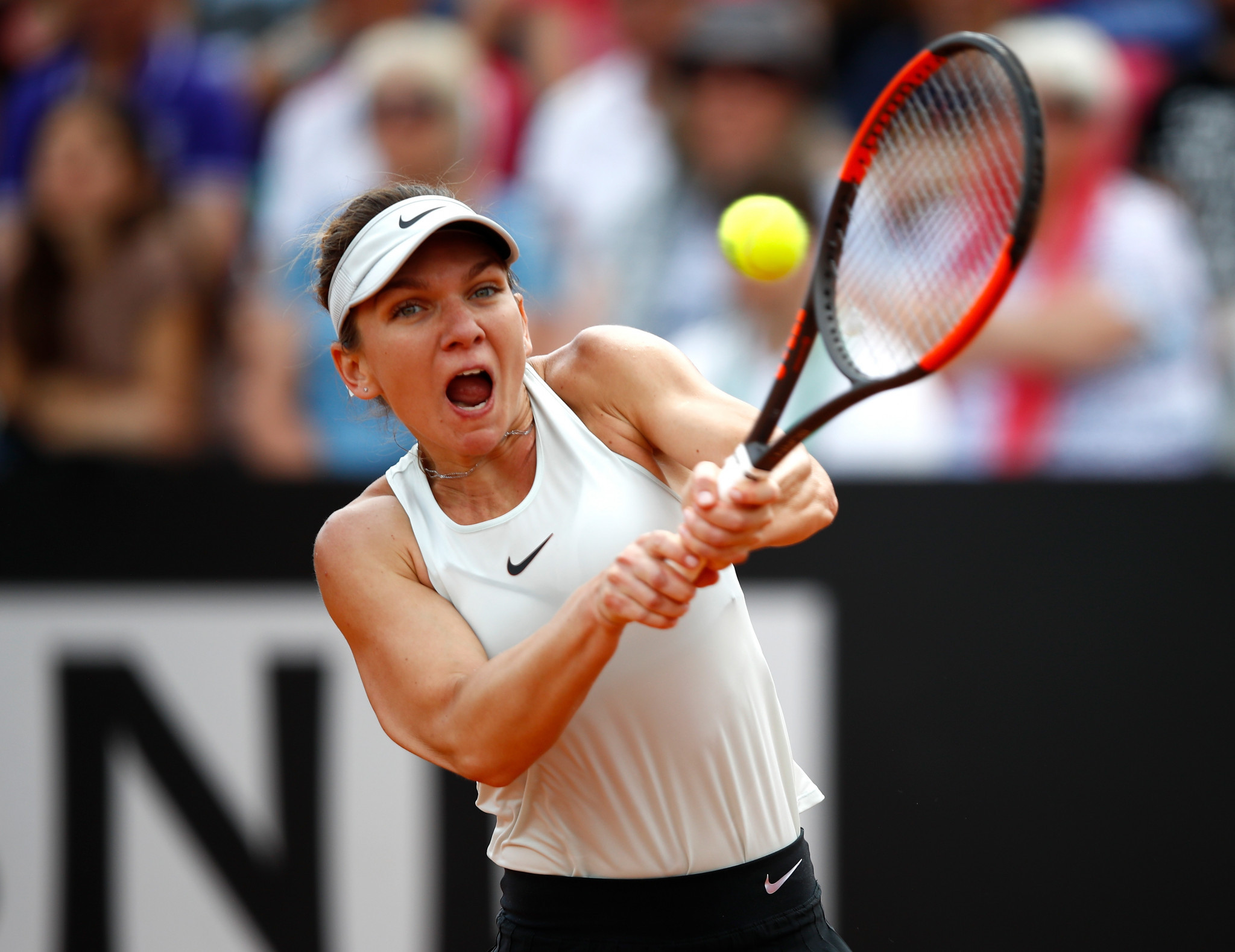 Number one seed Simona Halep claimed a comfortable win in Rome ©Getty Images