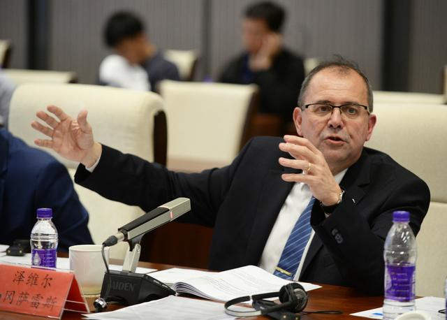 IPC chief executive Xavier Gonzalez was part of the two-day project review in Beijing ©Beijing 2022