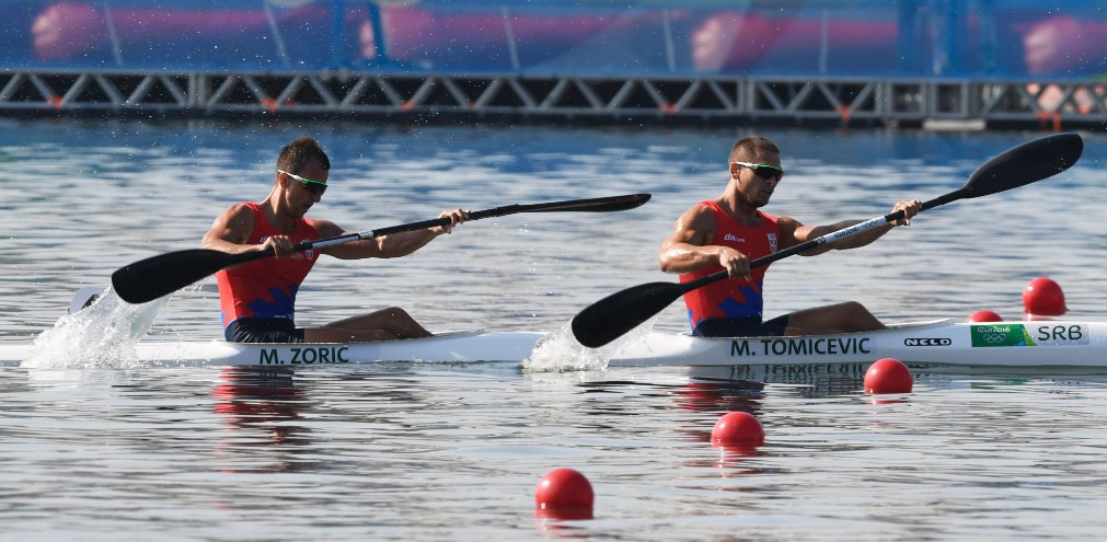 World champions and Olympic silver medallists Milenko Zorić and Marko Tomićević triumphed today ©Getty Images