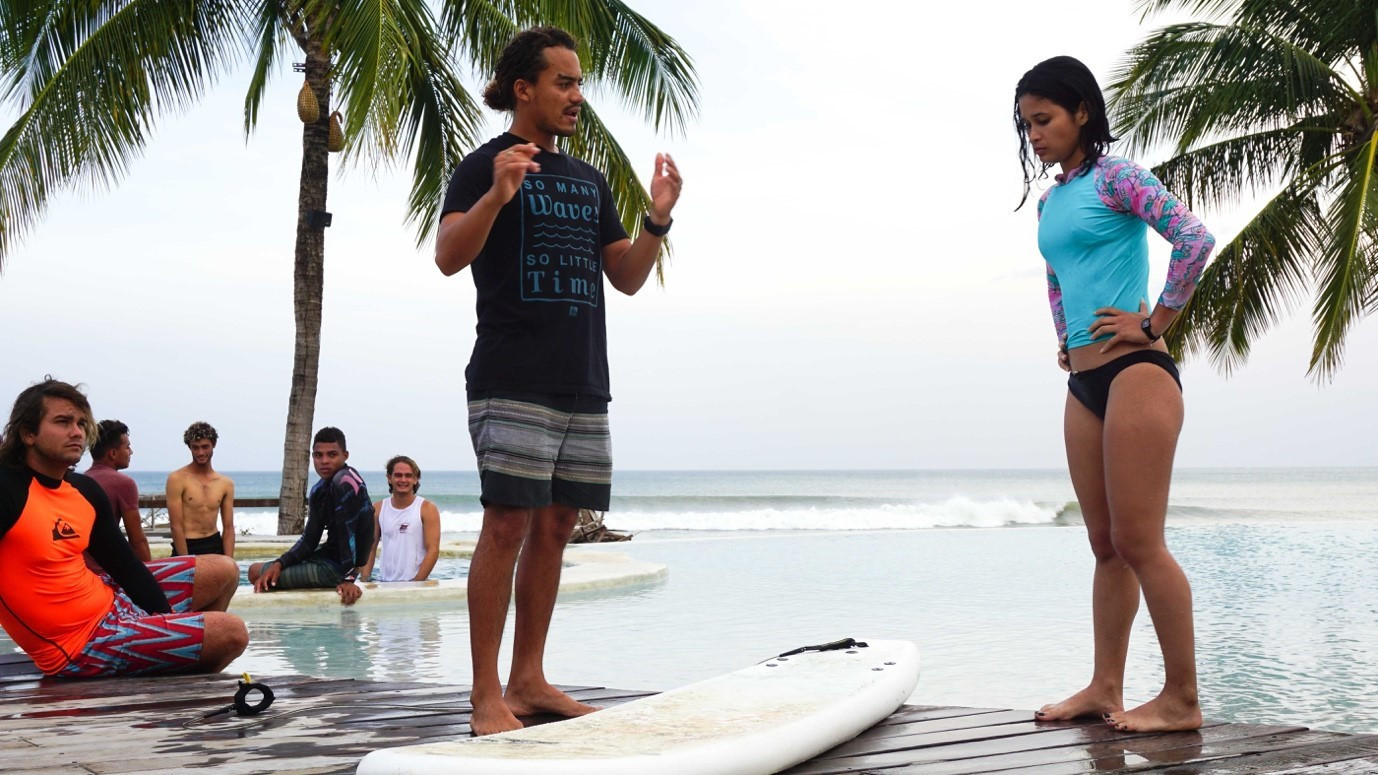 The course was aimed at boosting the standard of the country’s surf instructors ©APS