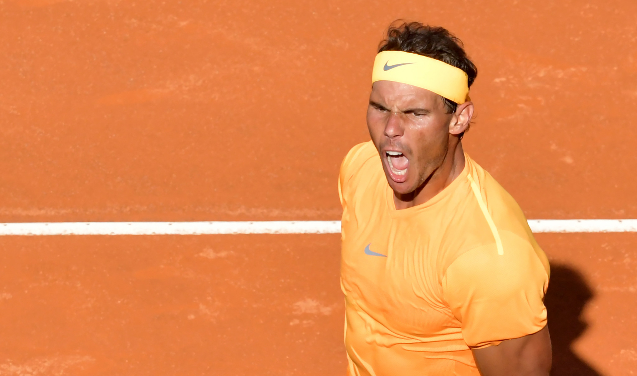 Rafael Nadal overcame Novak Djokovic to reach the Italian Open final ©Getty Images