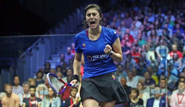 Nour El Sherbini was among three Egyptian winners today ©PSA World Tour