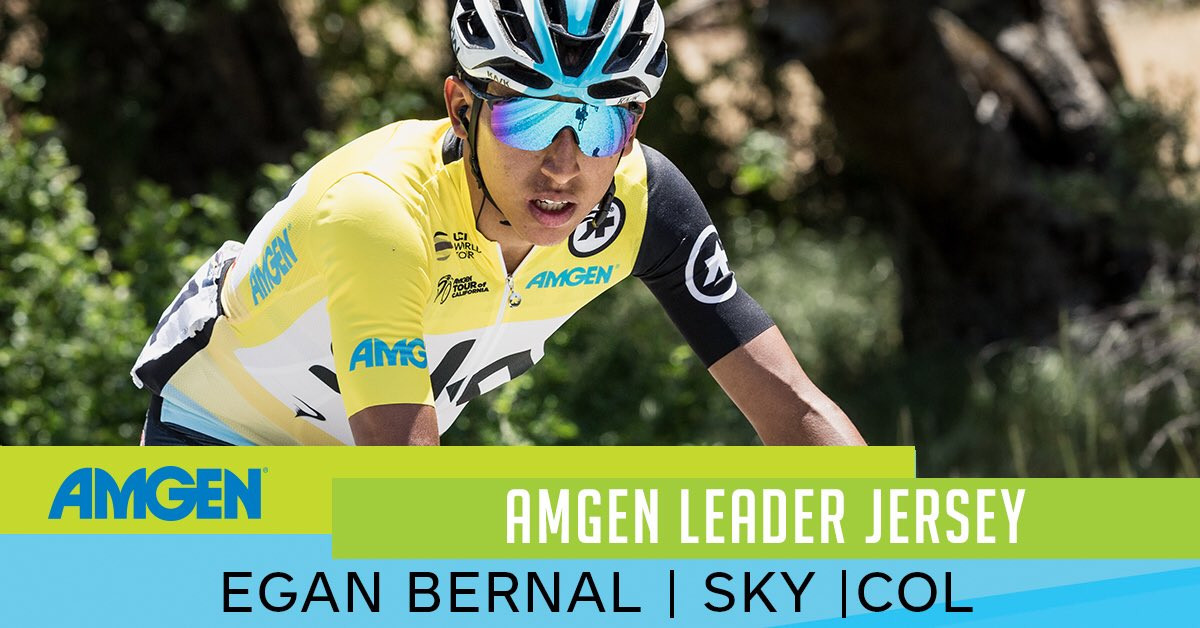 Egan Bernal claimed the overall title at the Tour of California ©Tour of California
