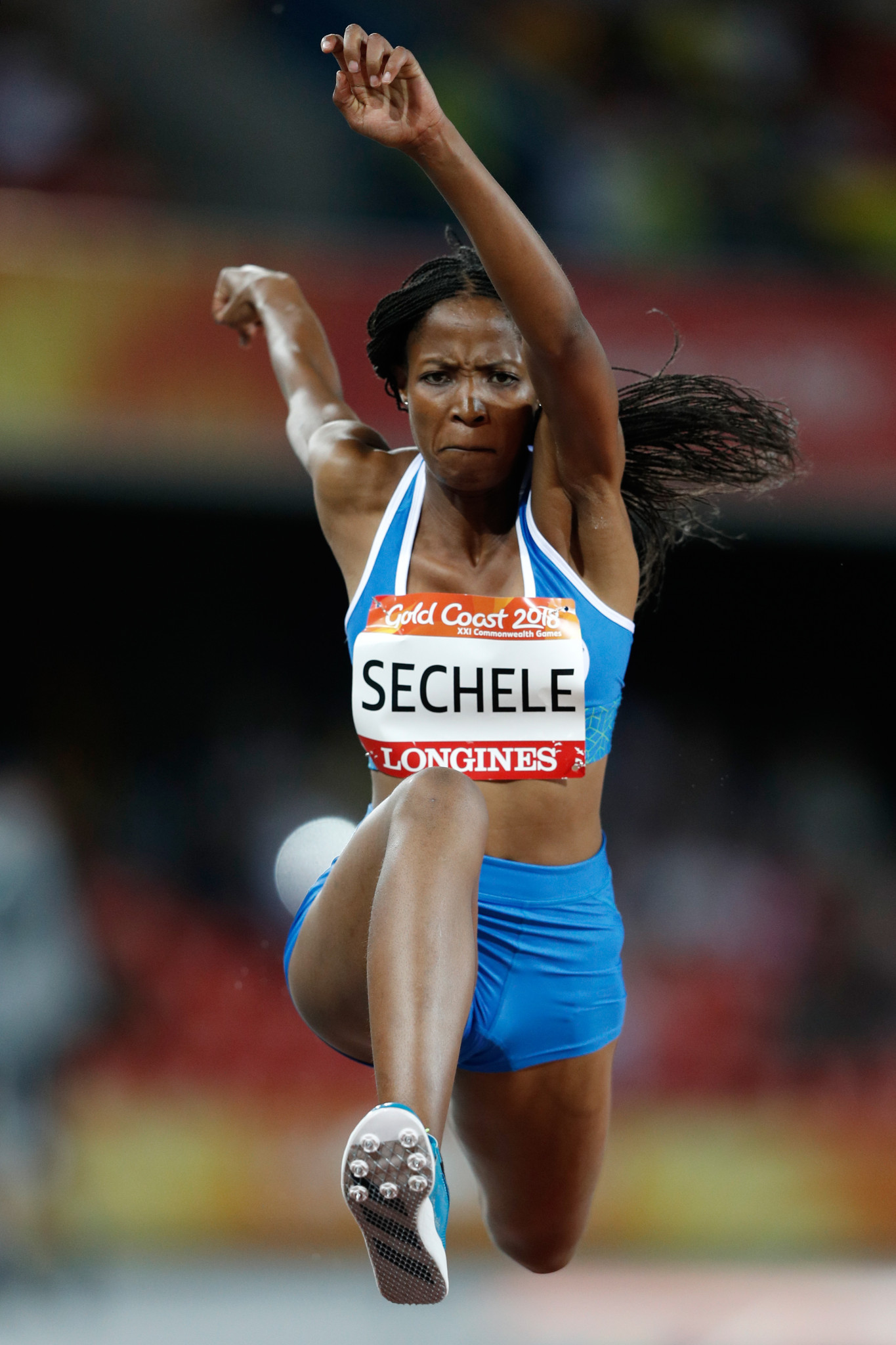 Lerato Sechele narrowly missed a medal for Lesotho at Gold Coast 2018 after coming fourth in the women's triple jump ©Getty Images