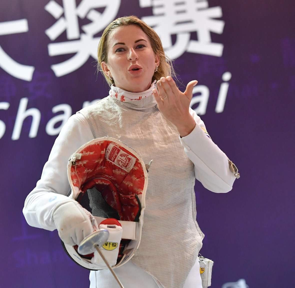 Olympic champion Inna Deriglazova of Russia claimed the women’s title at the FIE Grand Prix in Shanghai ©FIE/Twitter