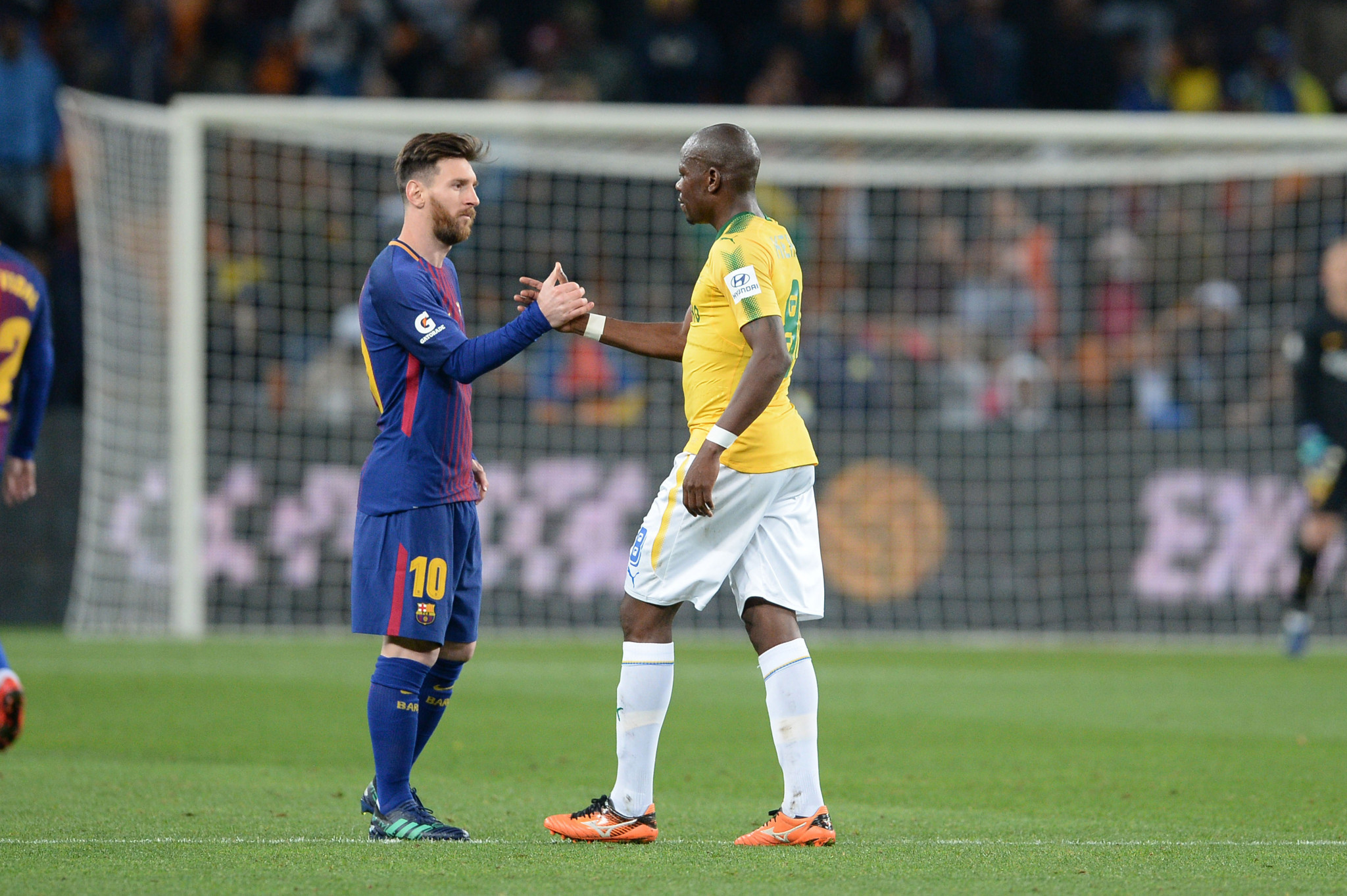 Officials expressed concern over the strain on players while Barcelona were playing a friendly in South Africa before their domestic season ended ©Getty Images