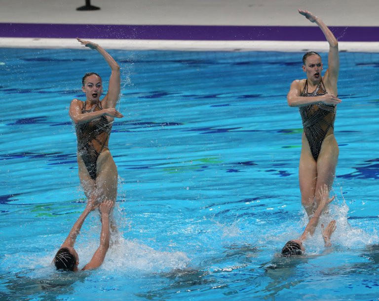 Russia triumphed in the team free competition ©FINA