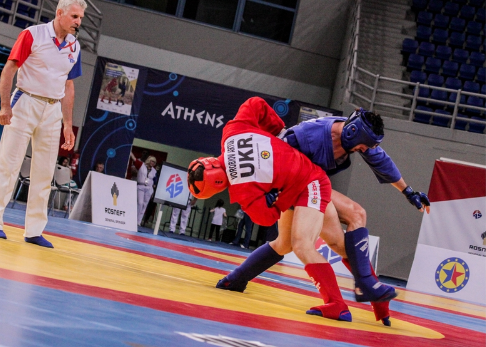 Ukraine were particularly impressive in combat men's competition at the 2018 European Sambo Championships ©ESF