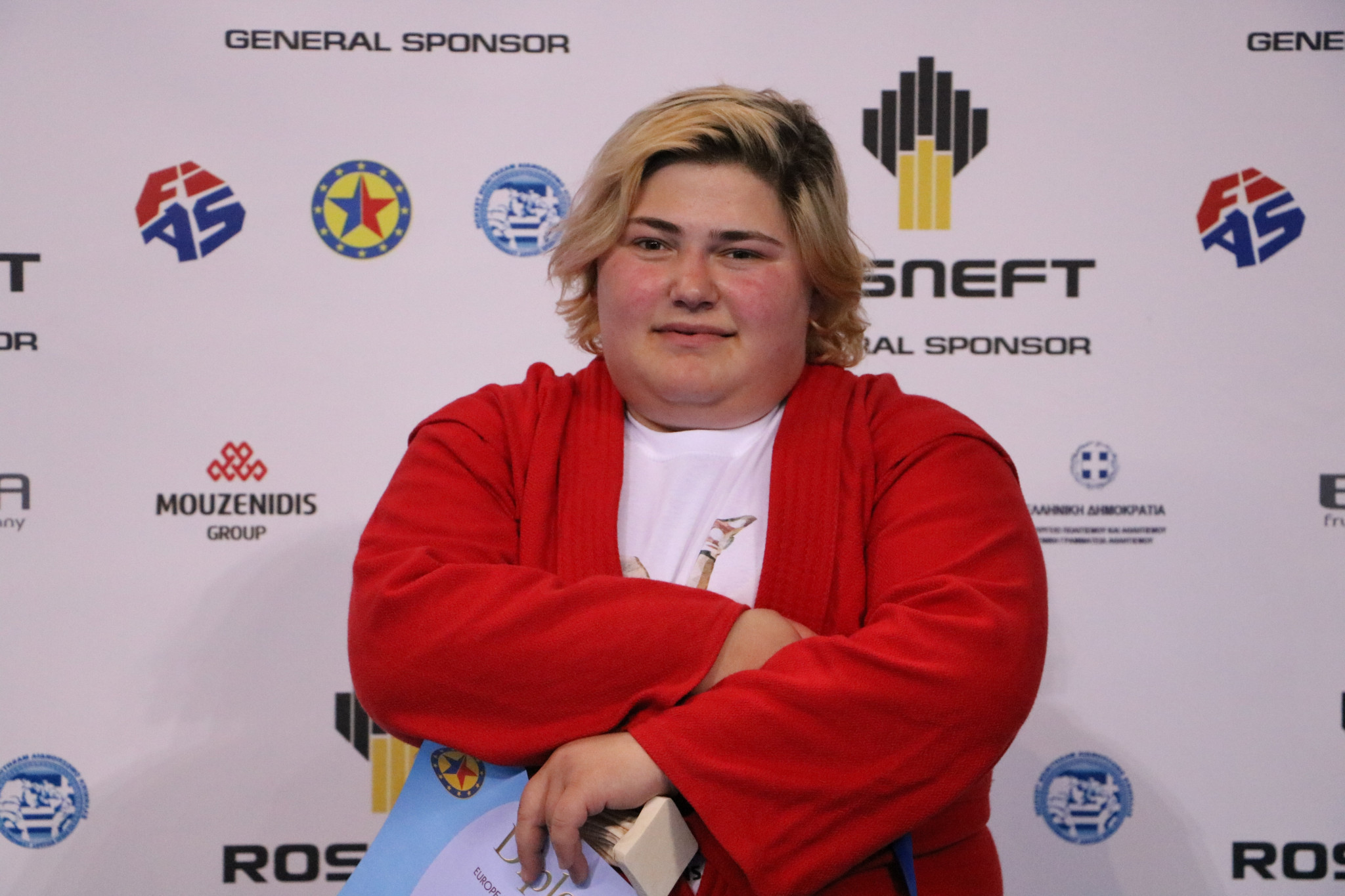 Georgia's Elene Kebadze was one of the two women's over 80kg bronze medallists ©FIAS