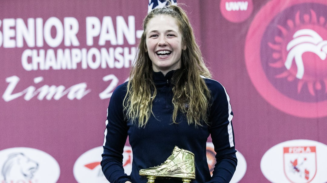 Sarah Hildebrandt won gold at the recent Pan American Championships ©UWW