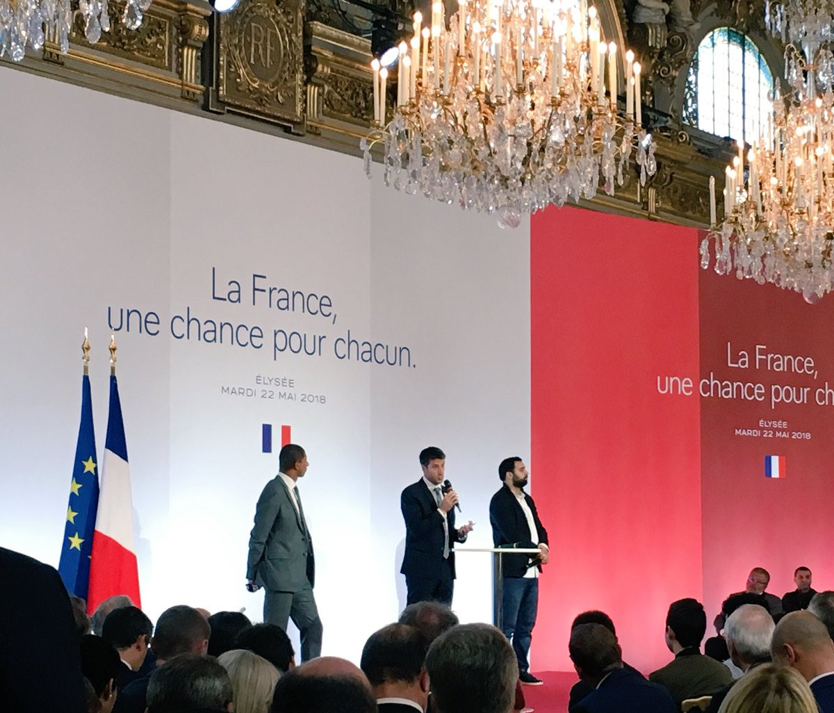 Estanguet promises Paris 2024 will boost local economy in speech at Élysée Palace