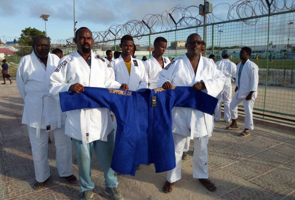 The IJF have sent judo uniforms to Somalia ©IJF