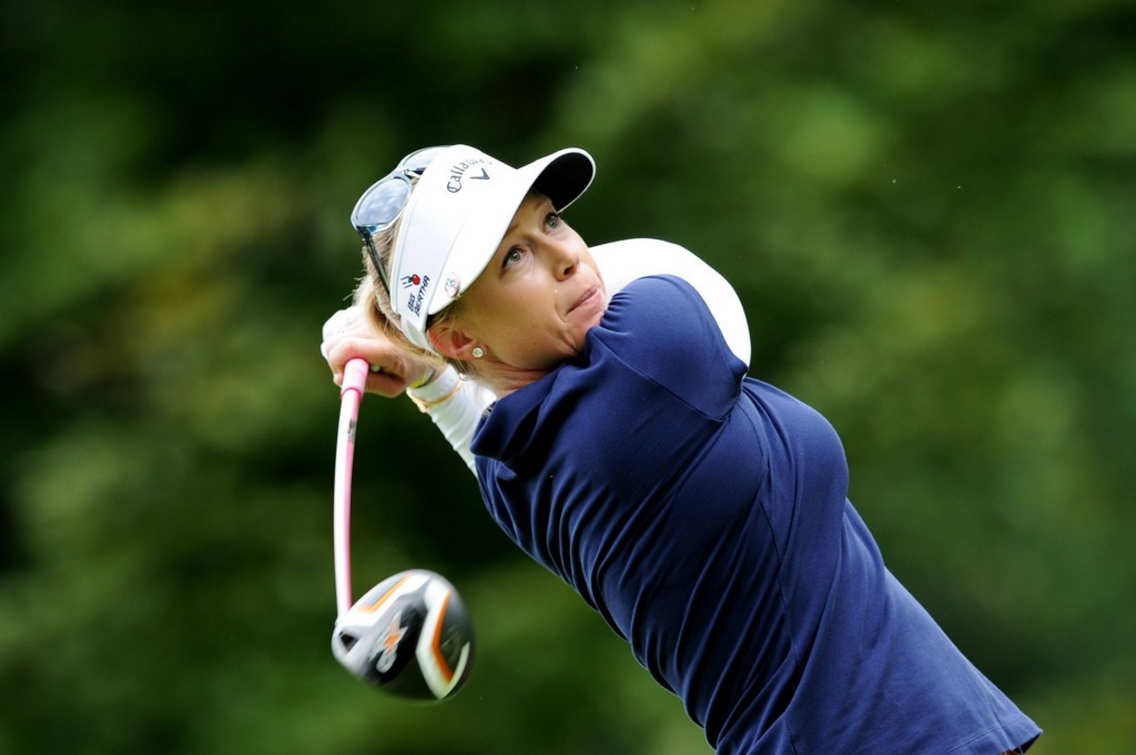 The United States’ Morgan Pressel produced the best round of the day to lie one shot off the lead