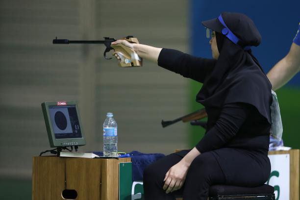 Sareh Javanmardi won two gold medals for Iran at Rio 2016 ©Wagner Meier/IPC