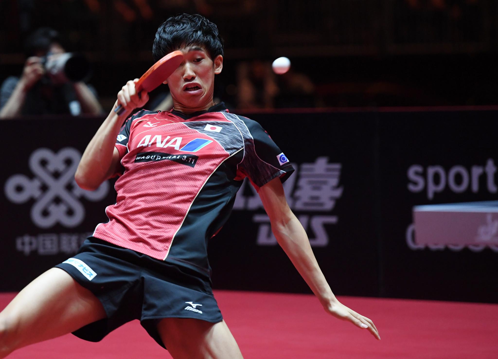 Maharu Yoshimura beat Zhang Jike in the first round in Hong Kong ©Getty Images