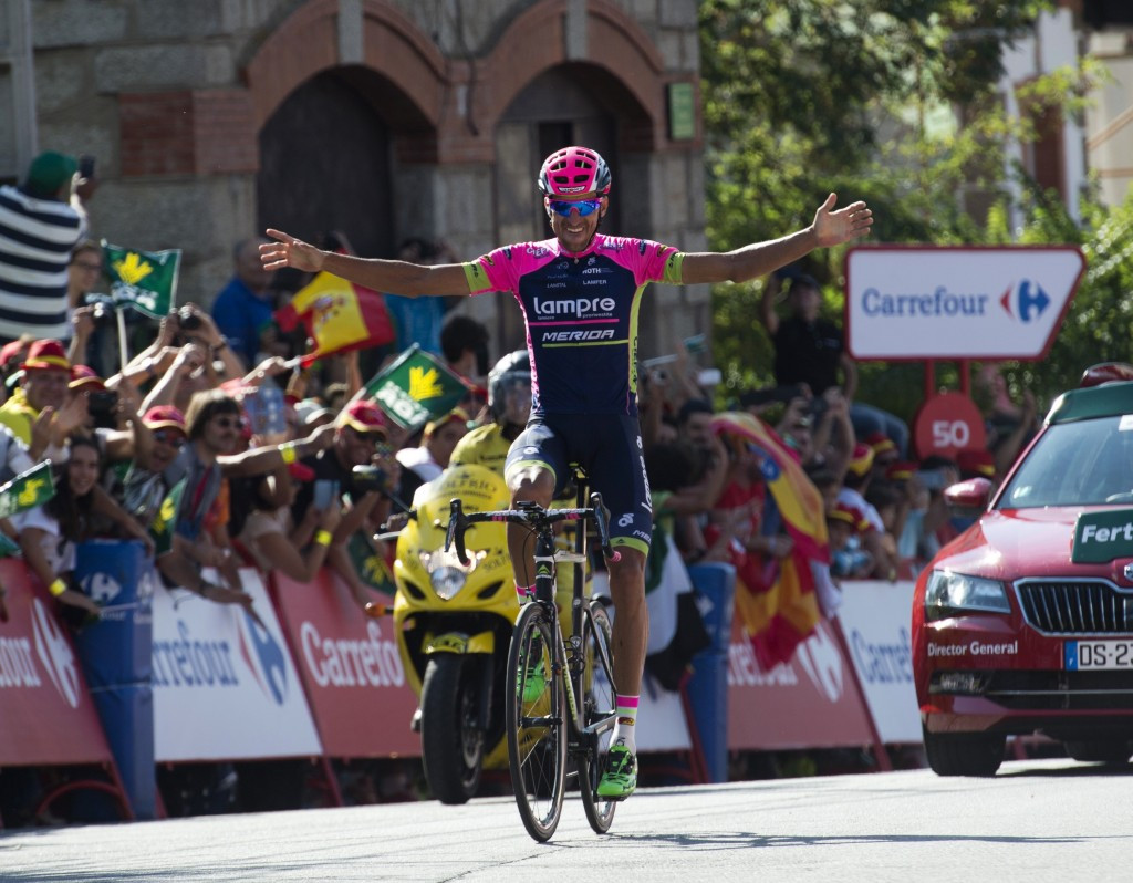 Spain's Ruben Plaza claimed the stage victory after a long-range solo attack