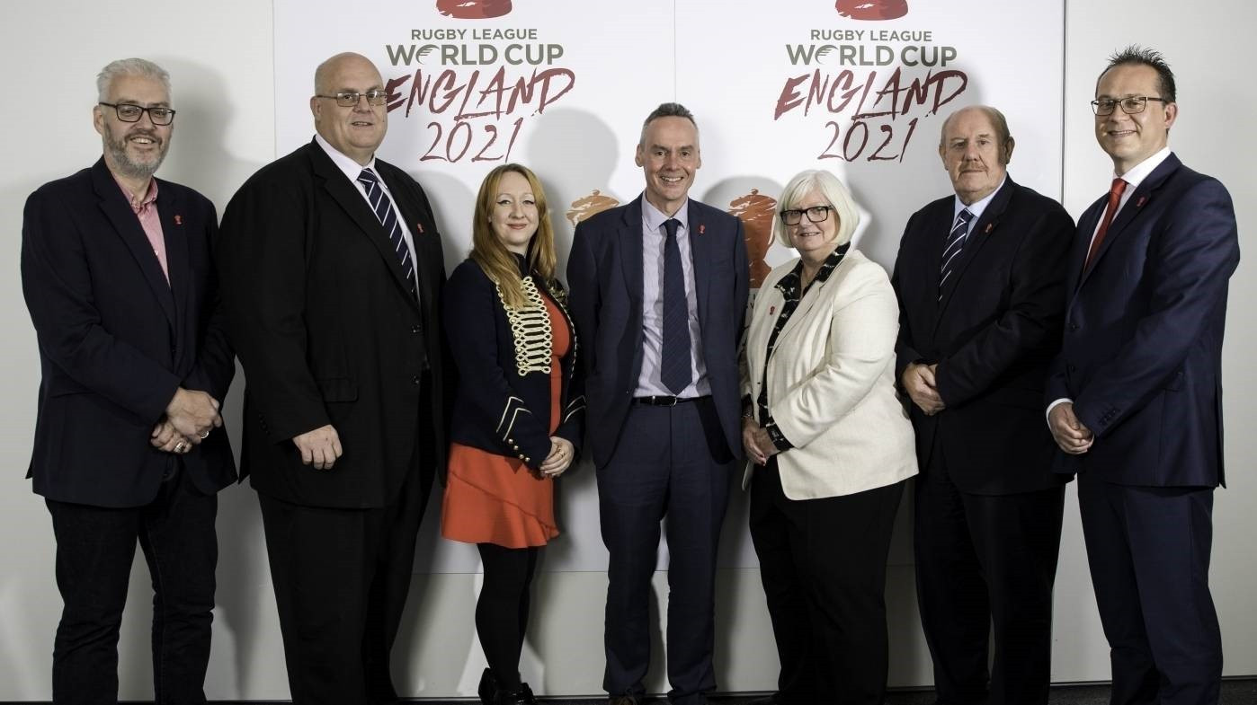 Brian Barwick has replaced Nigel Wood as the chairman of the 2021 Rugby League World Cup Board ©England 2021