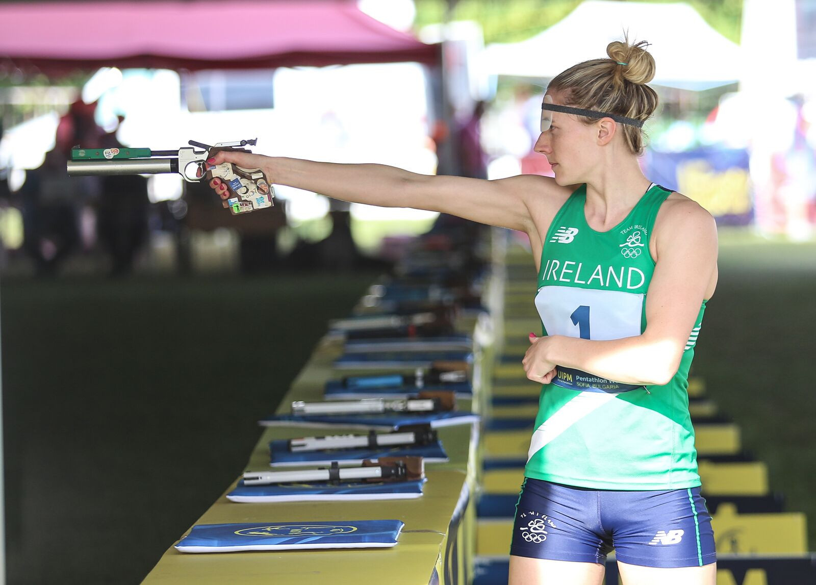 Ireland's Natalya Coyle won the first World Cup medal of her career with silver ©UIPM