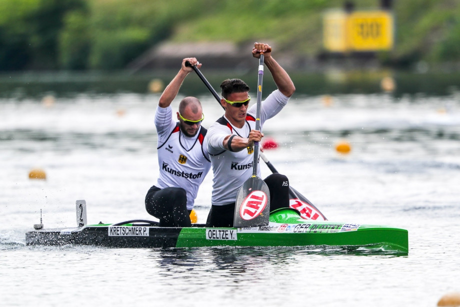 Germany won two gold medals on the opening day of competition ©ICF