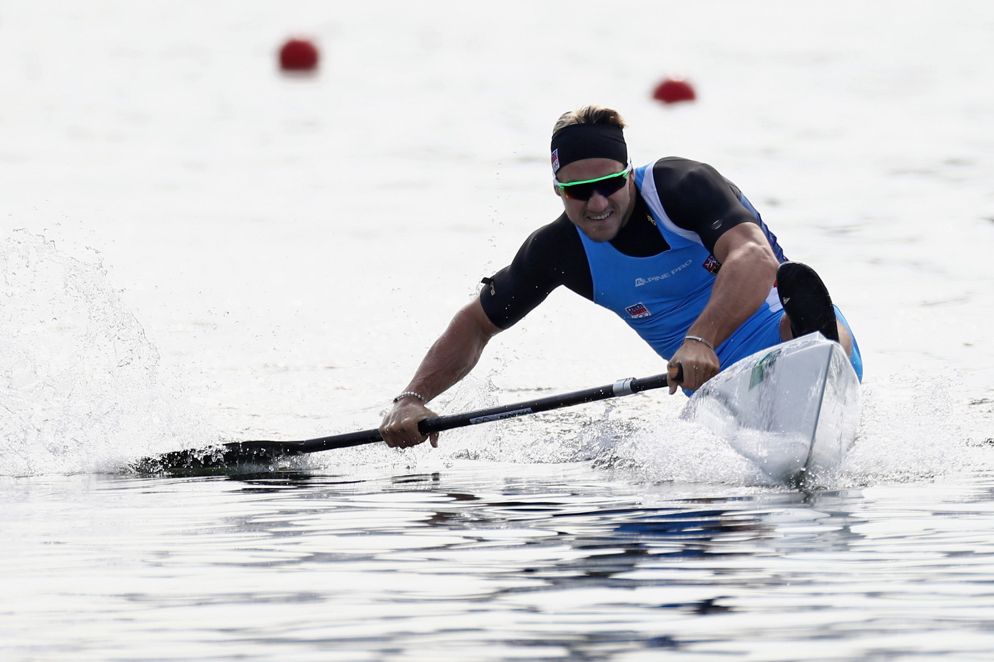 Martin Fuksa won a high quality C1 1,000m dual today at the ICF Canoe Sprint World Cup ©Getty Images