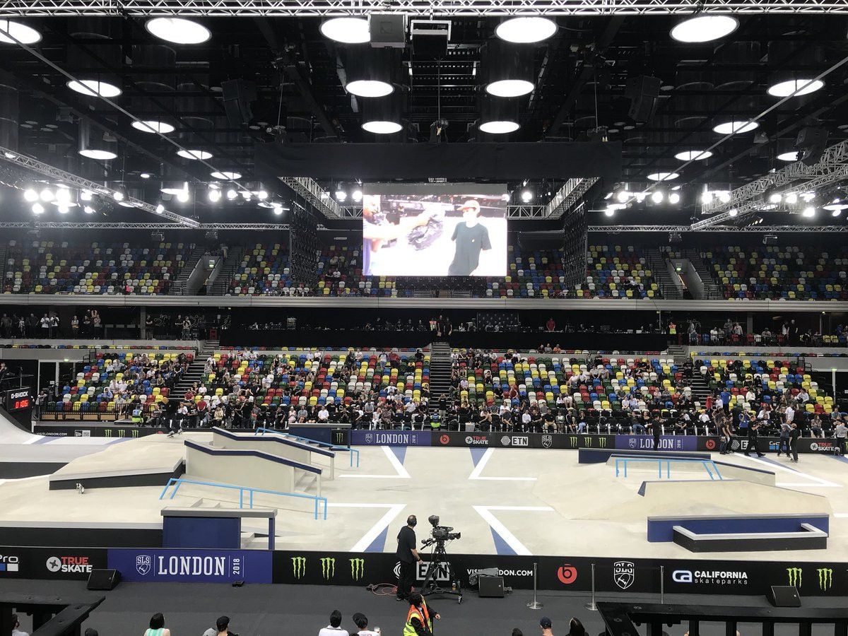 The Copper Box in London offered a taster of skateboarding at Tokyo 2020 ©ITG